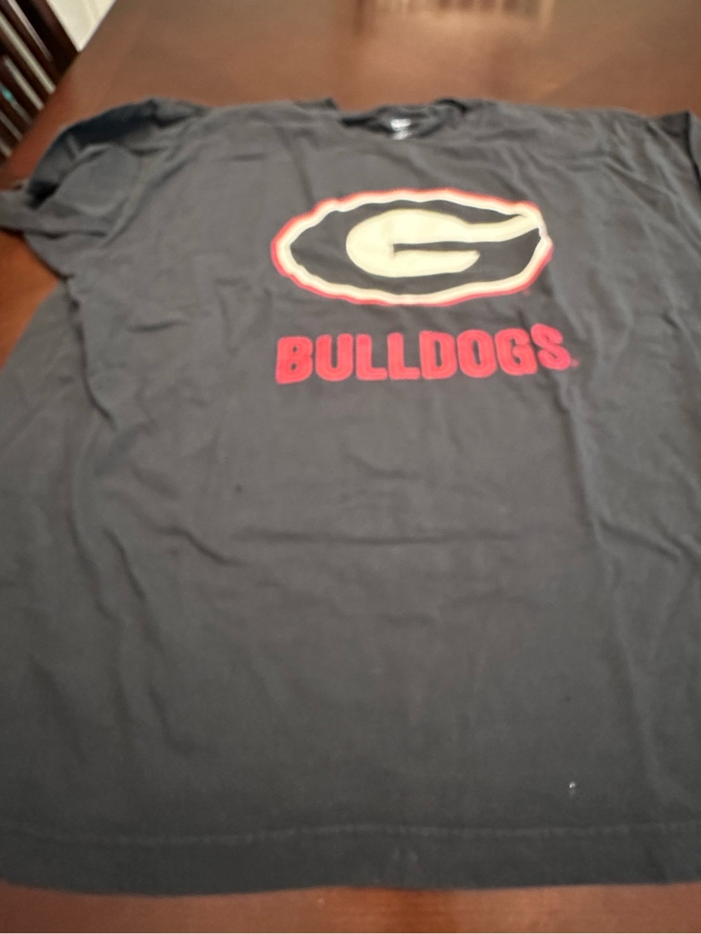 NCAA Georgia Bulldogs Black Graphic T-Shirt Size 3XL UGA Bulldogs